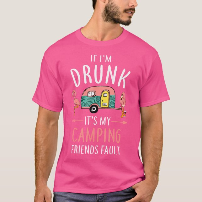 Camiseta Se Eu Sou Bebado Camper (Frente)