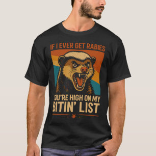 Camiseta Se Eu Tiver Raiva - Engraçada Citação De Lista