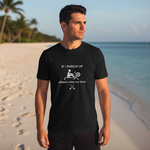 Camiseta Se eu vomitar, por favor anote meu tempo de remada
