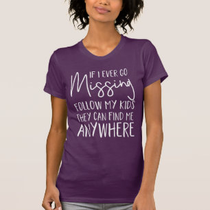 Camiseta Se eu vou nunca faltar siga meus miúdos cómicos
