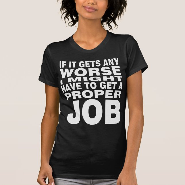 Camiseta Se Ficar Pior (Frente)