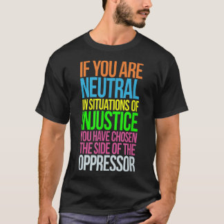 Camiseta Se for neutro em situações de refugiados é igual