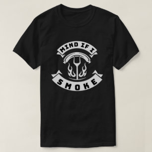 Camiseta Se importa se eu fumar CHURRASCOS Engraçados 