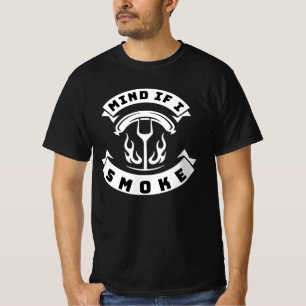 Camiseta Se importa se eu fumar CHURRASCOS Engraçados