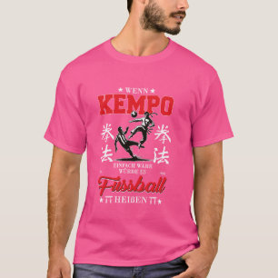 Camiseta Se Kempo Karate fosse fácil, seria chamado de pé