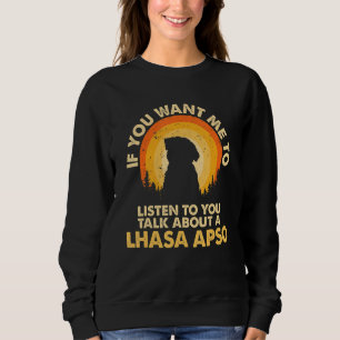 Camiseta Se Me Quiser Ouvir Falar Sobre O Cachorro Lhasa Ap