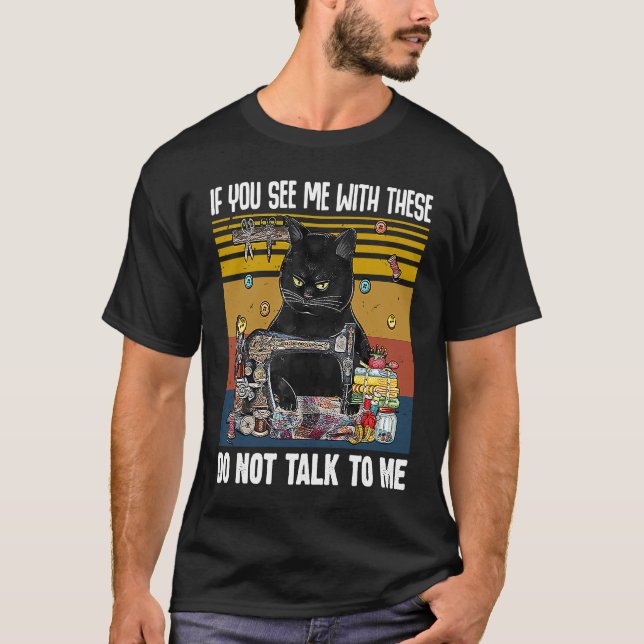 Camiseta Se Me Vir Com Isto Não Me Fale Cobertor (Frente)
