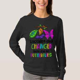 Camiseta Se nada mudasse, não haveria borboletas
