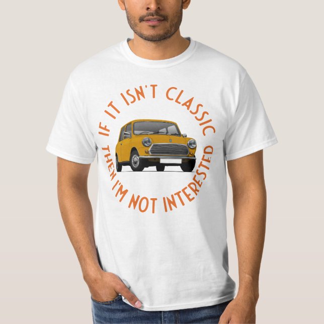 Camiseta Se não é clássico - Austin Mini, Austin Seven (Frente)