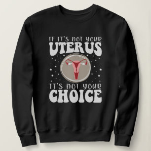 Camiseta Se não é seu útero, não é sua escolha