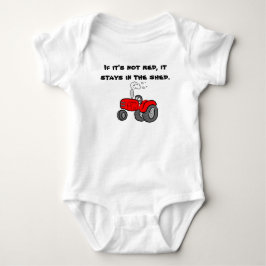 Camiseta Se não é vermelho encaixote o trator internacional