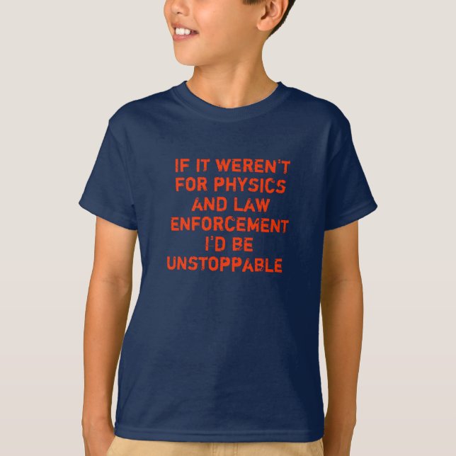 Camiseta Se não era para a física (Frente)