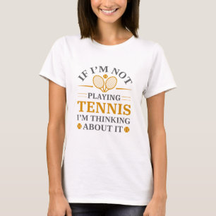 Camiseta Se não estou pagando Tênis, estou pensando sobre i