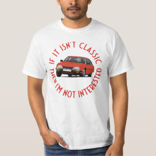 Camiseta Se não for clássico - CX - 19 cores de carro - T-S