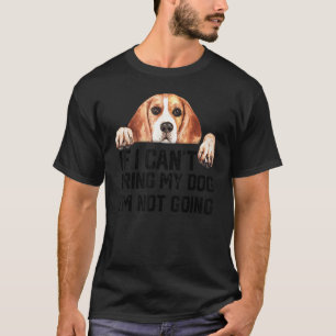 Camiseta Se não posso trazer meu cachorro, não vou para o c