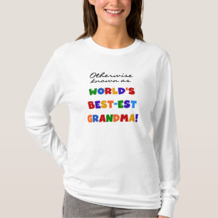 Camiseta Se não sabido como presentes da avó Melhor-est