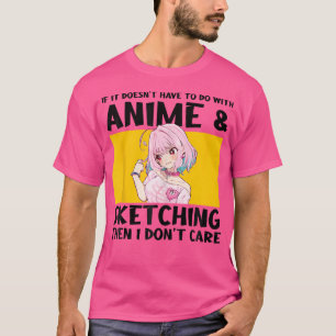 Camiseta Se Não Tem A Ver Com Ani De Desenho De Animes