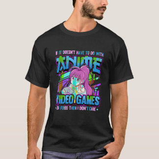 Camiseta Se não tem a ver com Videos games de animação ou