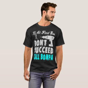 Camiseta Se no início não suceda o Tshirt do presente de