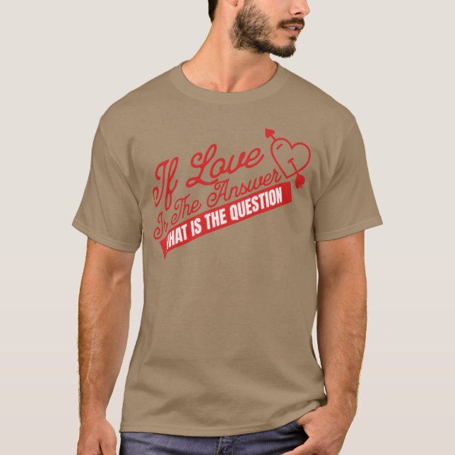 Camiseta SE O AMOR É A RESPOSTA amigos (Frente)