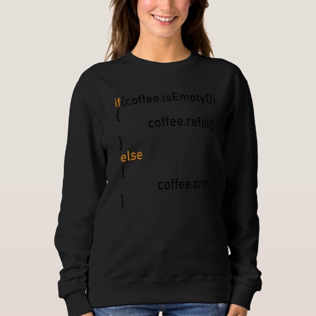 Camiseta Se O Café Estiver Vazio, Preencha O Software Do Pr (Frente)