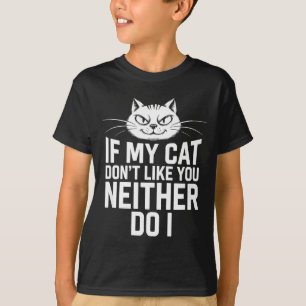Camiseta Se o Gato Não Gosta, Nem o Amante de Gatos Humor