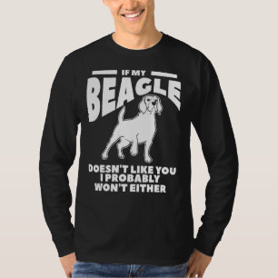 Camiseta Se o meu beagle não gostar, provavelmente não vai