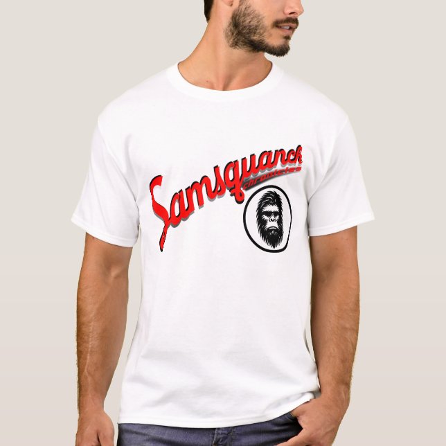 Camiseta Se o Samsquanch vestiu uma camisa.... (Frente)