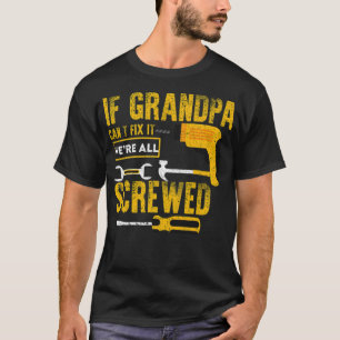 Camiseta Se o vovô não consegue consertar o namastê feminin