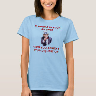Camiseta SE OBAMA FOR SUA RESPOSTA - Personalizada