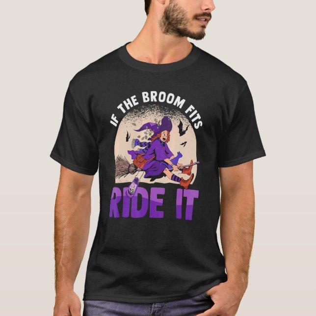 Camiseta Se Os Ajustados De Broca Irem Para O Halloween (Frente)