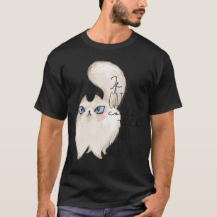 Camiseta Se os Gatos Pudessem Falar Eles Não Gatinho