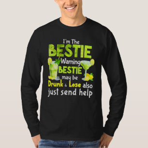 Camiseta Se perder Bebado, por favor, volte para Bestie.