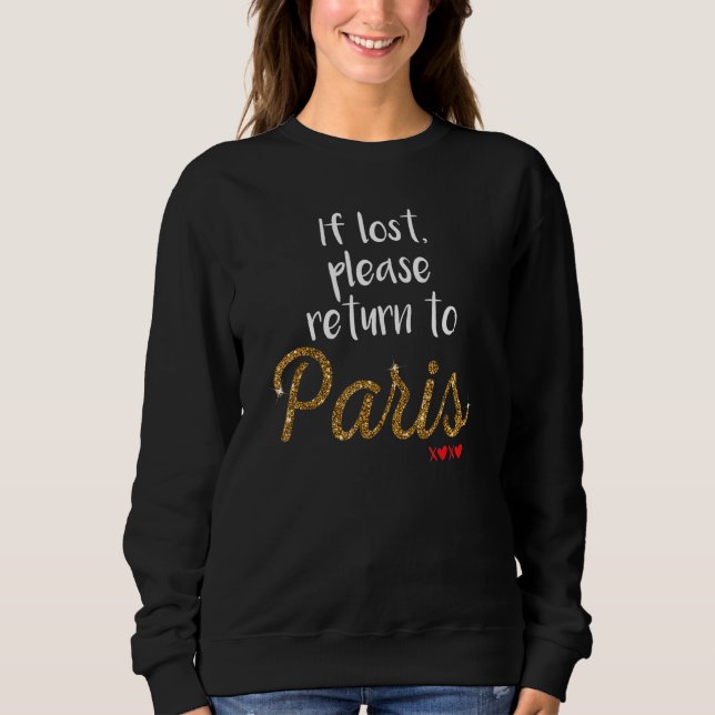 Camiseta Se Perdido, Volte Para Paris Dormindo (Frente)