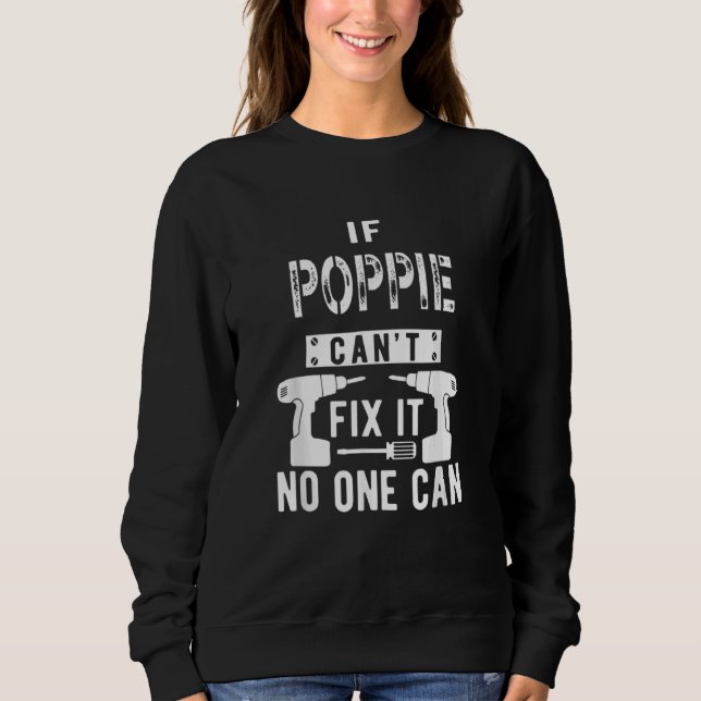 Camiseta Se Poppie não consegue consertá-lo, ninguém pode v (Frente)
