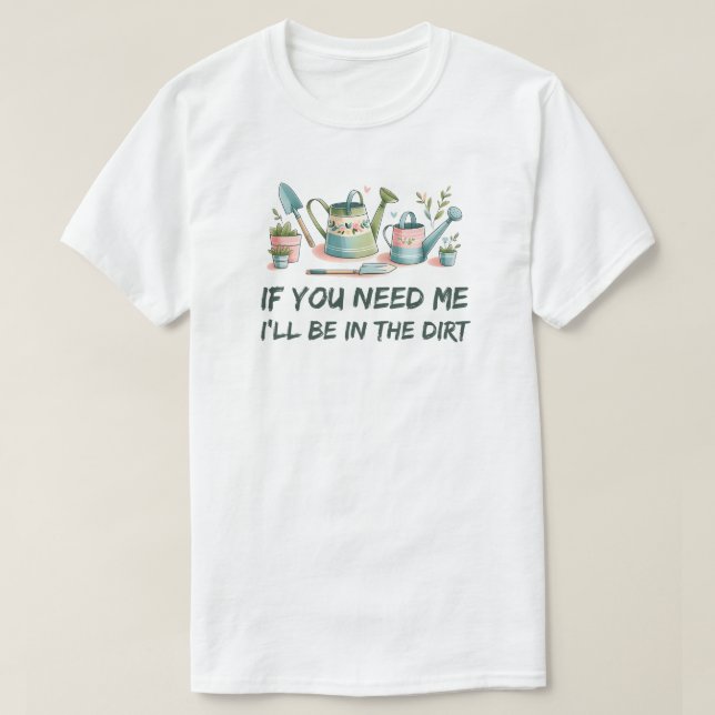 Camiseta Se precisar de mim, estarei na saia. (Frente do Design)