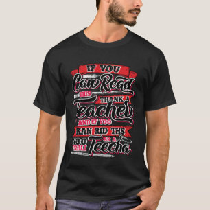 Camiseta Se Puder Ler Este Obrigado, Professora 1