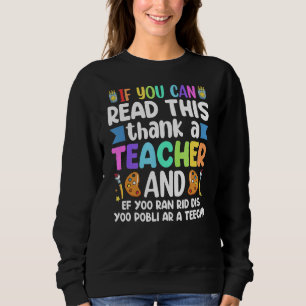 Camiseta Se Puder Ler Este Obrigado, Um Professor Appre