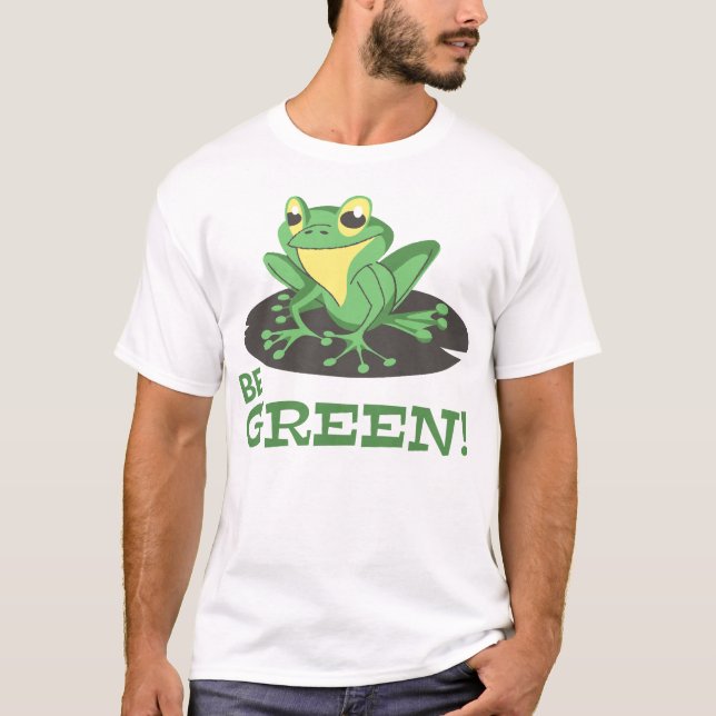 Camiseta Sê Rã Verde Engraçado (Frente)