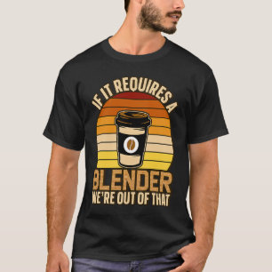 Camiseta Se Requer Um Café Misturador Barista & Caffeine