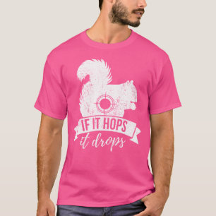 Camiseta Se Saltar, Cai - Caça Engraçada de Esquilo