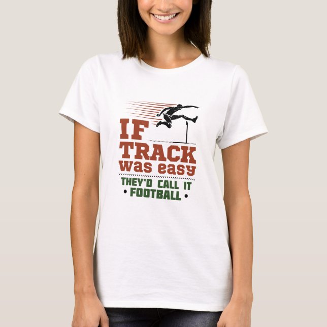 Camiseta Se Track e Campo Fácil (Frente)