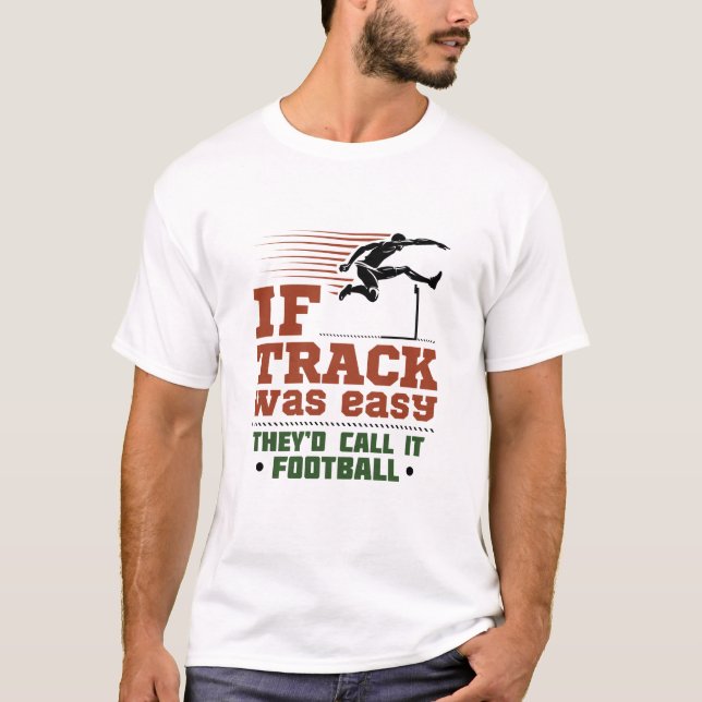 Camiseta Se Track e Campo Fácil (Frente)