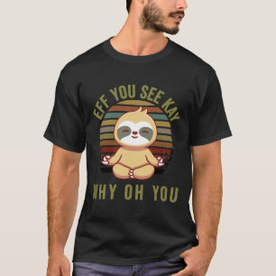 Camiseta Se Vês Por Que É Que Tu Sloth Retro Vintage