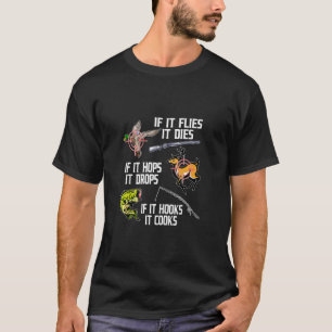 Camiseta Se Voar Morre Salta Derruba Cozinha Caça Fi