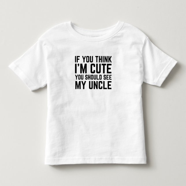 Camiseta Se Você Acha Que Eu Sou Bonito, Você Deveria Ver M (Frente)