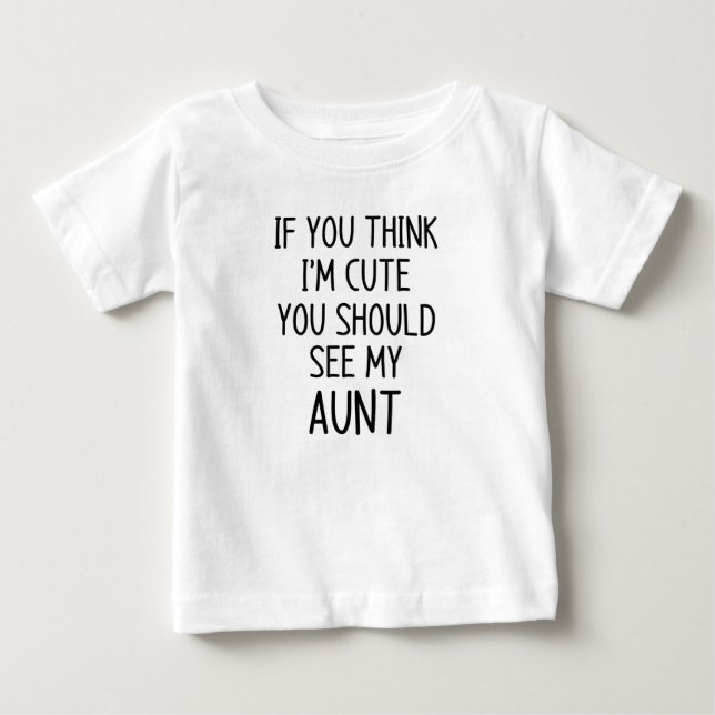 Camiseta Se você acha que eu sou fofo (Frente)