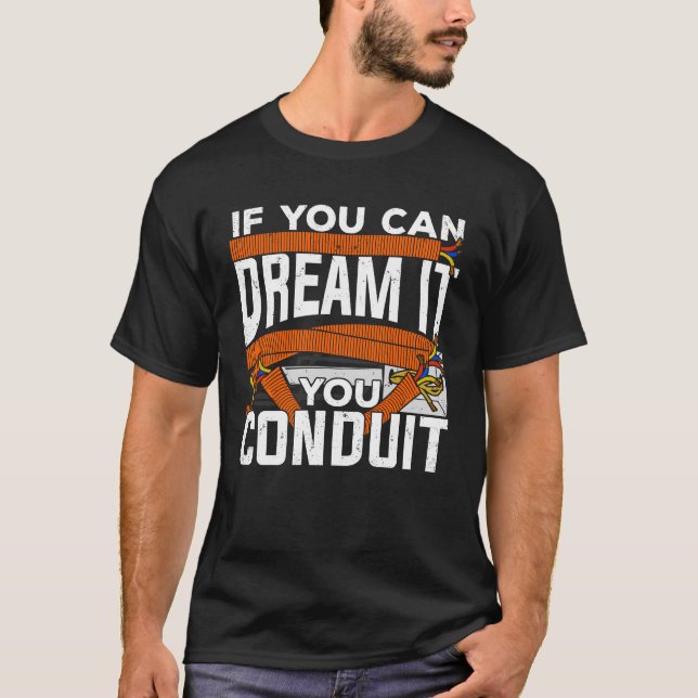 Camiseta Se Você Consegue Sonhar Você Conduz Presente Eletr (Frente)