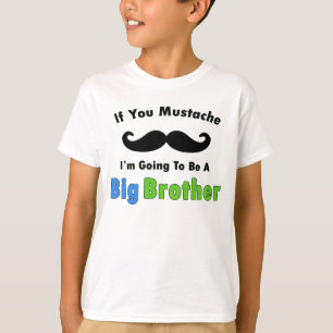Camiseta Se você design do big brother do bigode