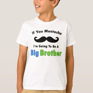 Camiseta Se você design do big brother do bigode